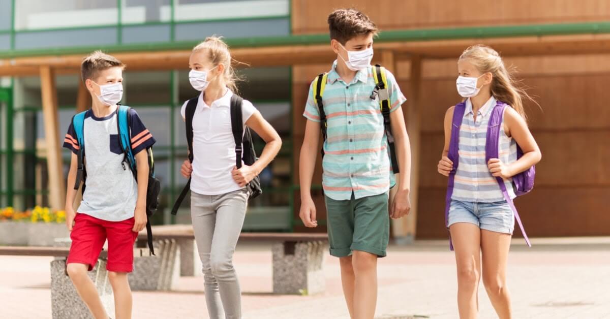 Teens Wearing Masks